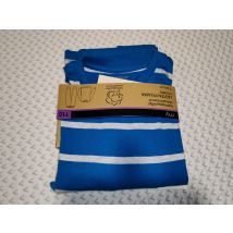 Yöpuku Sinivalkoraita 110cm