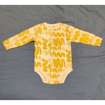 Äp Body 68-74cm Keltavalko uusi