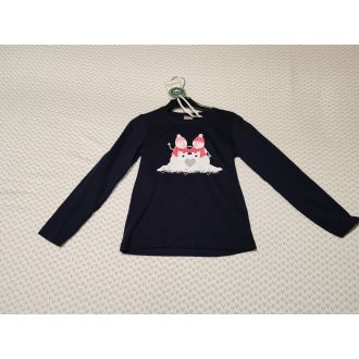 Joulupaita sininen 120cm uusi