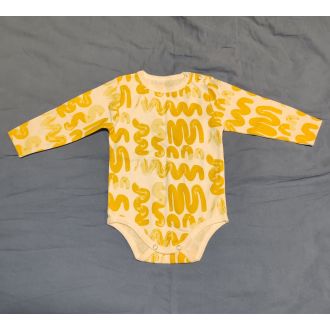 Äp Body 68-74cm Keltavalko uusi