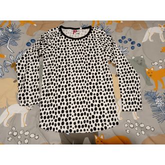 Paita mustatäplä 120cm uusi